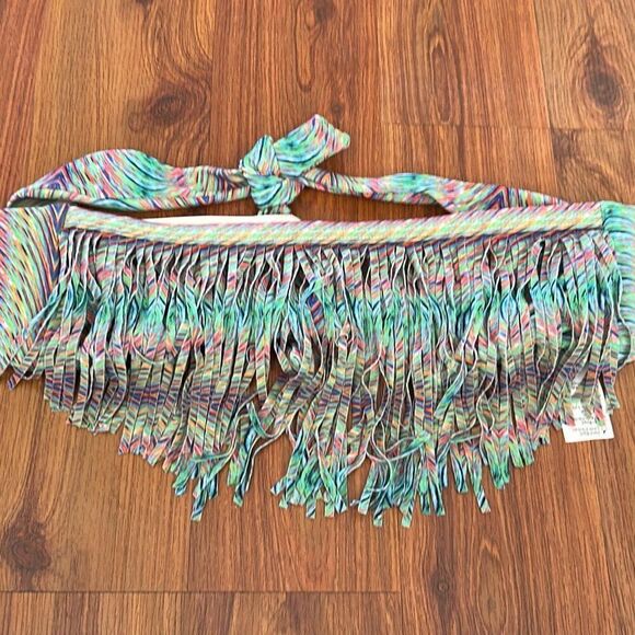 L*Space multicolor space died tie-dye look swimwear top bikini xs - Picture 1 of 5